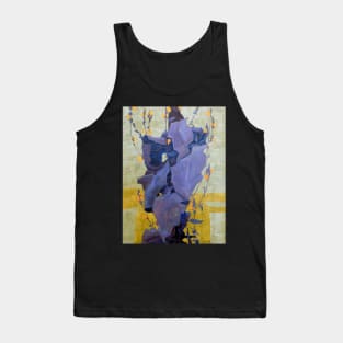 Egon Schiele Stylized Flowers in Front of a Decorative Background Tank Top